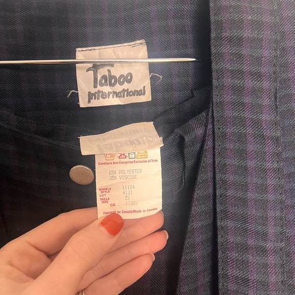 Vintage 2-PC with belt, cropped jacket and pleated skirt - Picture 7 of 9